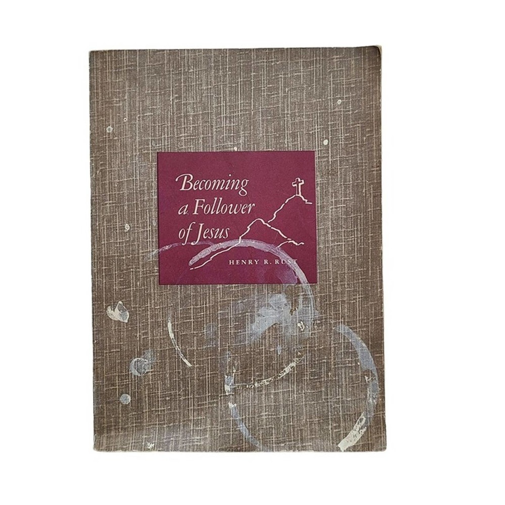 Vintage Kids Christian Book Becoming a Follower of Jesus Rust Jr High